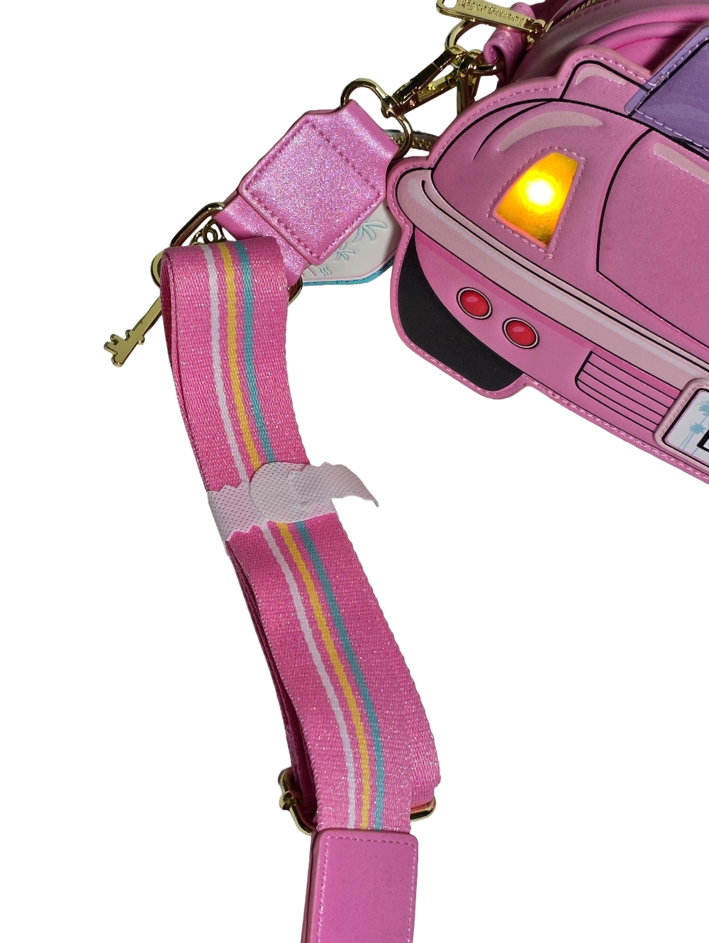 Loungefly Barbie Malibu Convertible Car Crossbody Bag Light Up NWT - Picture 5 of 10